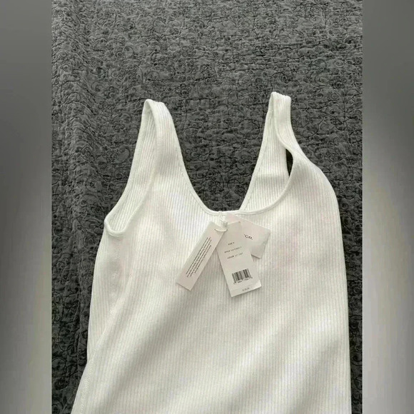 NWT Large Vince Ribbed‎ Bodysuit - White - Picture 9 of 10